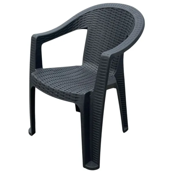 Scaun de grădină Hola Koko Plastic / Plastic / Antracit Antracit photo 1