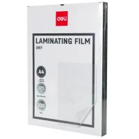 Folie pentru laminare DELI DLE3817 , A4 photo 3