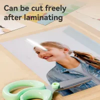 Folie pentru laminare DELI DLET176 , A3 photo 3