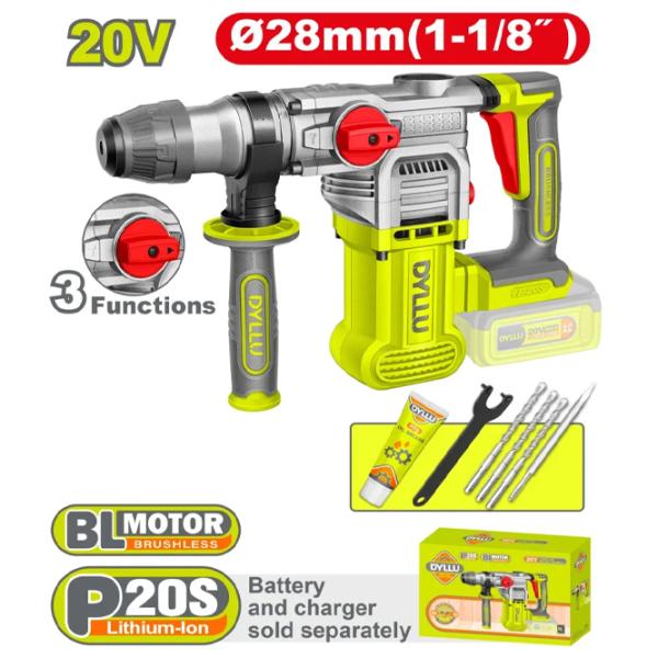 Ciocan rotopercutor DYLLU DTLM1528  / Green photo 2