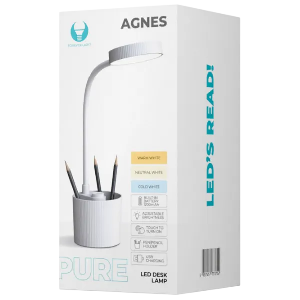 Lampă LED Forever Light PURE FLB-20 AGNES White photo 2
