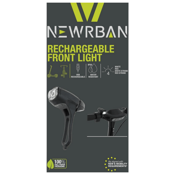 Lanterna bicicletei Newrban NEWMLIGHTUSBK Black Black photo 4