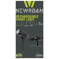 Велосипедный фонарь Newrban NEWMLIGHTUSBK Черный Черный photo 4