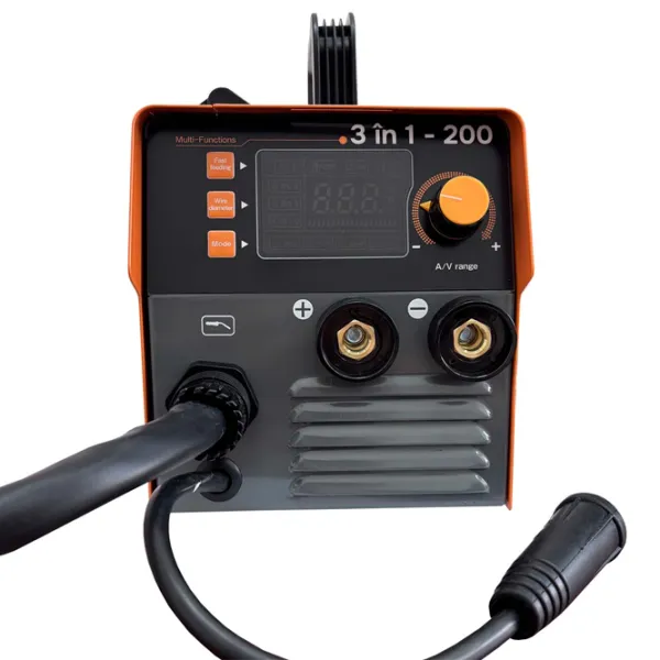 Aparat de sudat Technoworker 3 in 1 200 240 V semiautomat (MIG/MAG), cu electrod (MMA), cu gaz inert (TIG) / Orange photo 3