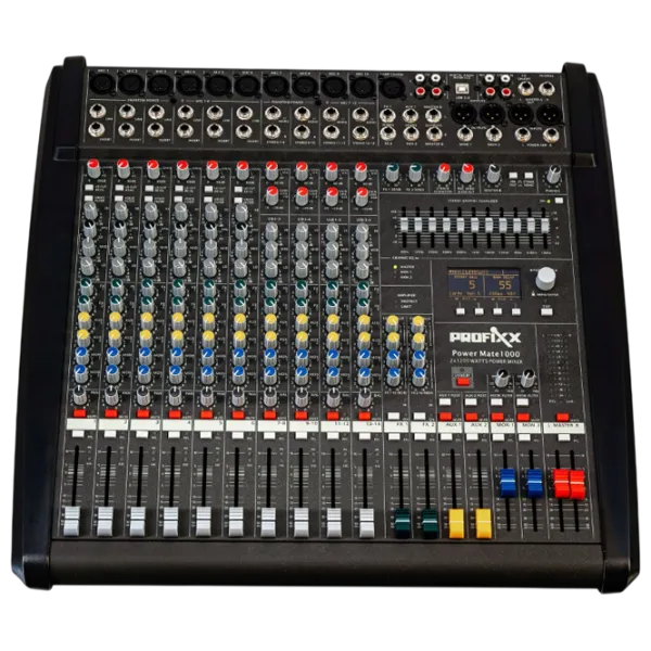Mixer Profixx PM1000-3 activ / 20 Hz - 20 kHz / Black photo 1