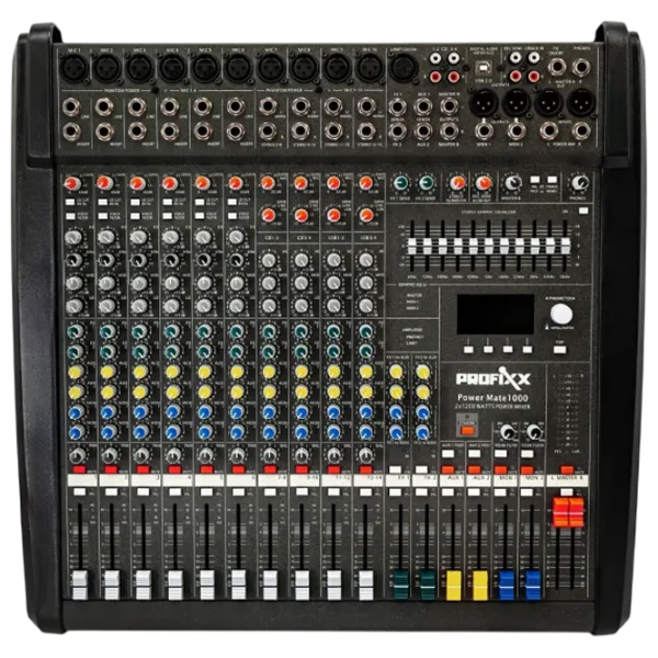 Mixer Profixx PM1000-3 activ / 20 Hz - 20 kHz / Black photo 2