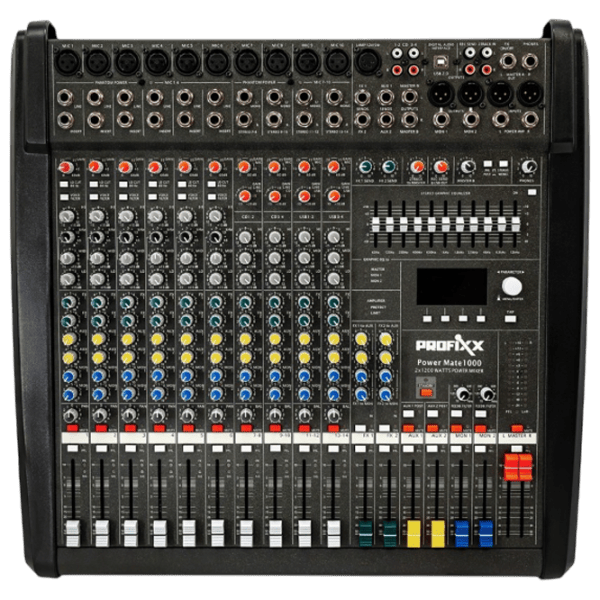 Mixer Profixx PM1000-3 activ / 20 Hz - 20 kHz / Black photo 2
