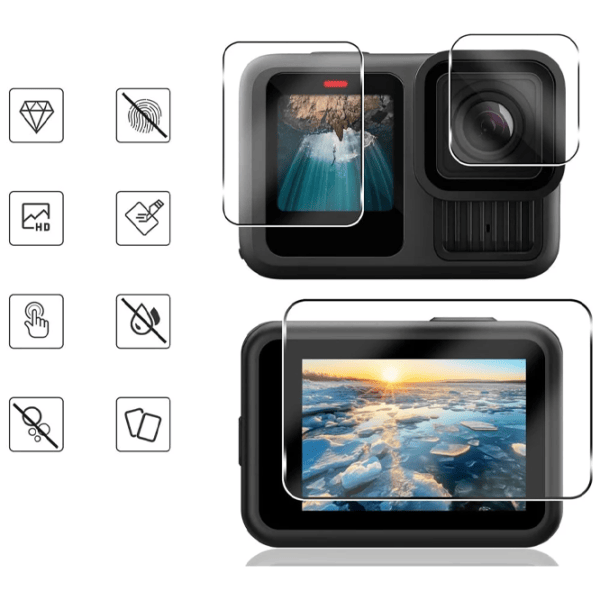 Sticlă de protecție Tech-Protect Hartowane Glass Fit 2-Set Transparent photo 2