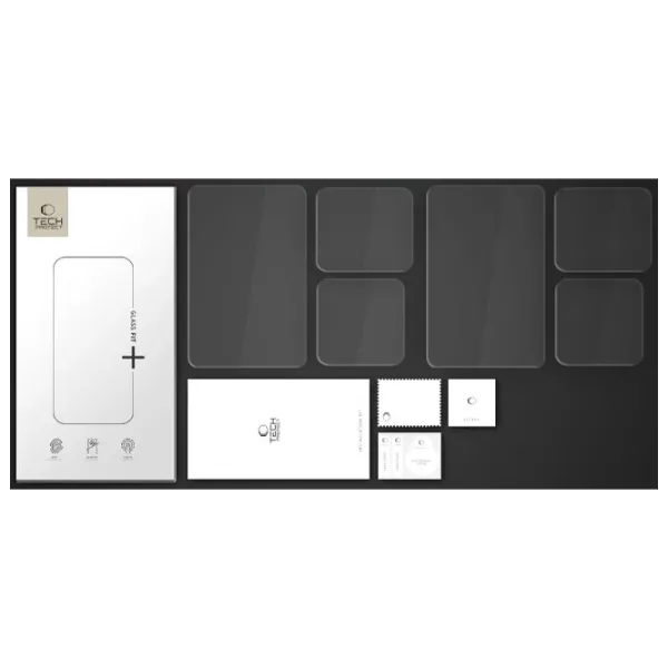 Sticlă de protecție Tech-Protect Hartowane Glass Fit 2-Set Transparent photo 4
