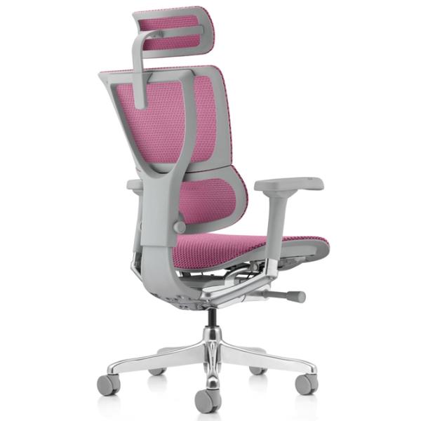 Офисное кресло ART Mirus IOO Elite 2 Акриловая сетка/ Розовый Серый photo 6