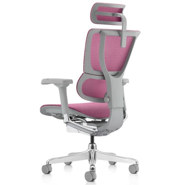 Офисное кресло ART Mirus IOO Elite 2 Акриловая сетка/ Розовый Серый photo 7
