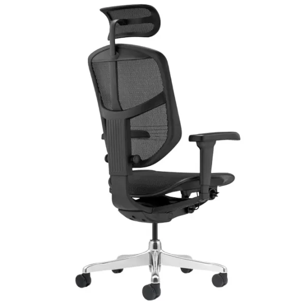 Fotoliu de birou ART Ultra 4D Plasă acrilică/ Black Silver photo 4