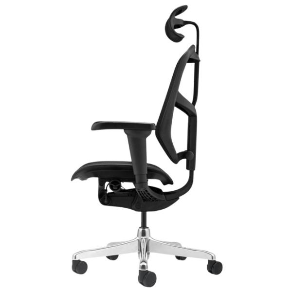 Fotoliu de birou ART Ultra 4D Plasă acrilică/ Black Silver photo 5