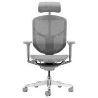 Fotoliu de birou ART Ultra 4D Plasă acrilică/ Gray Silver