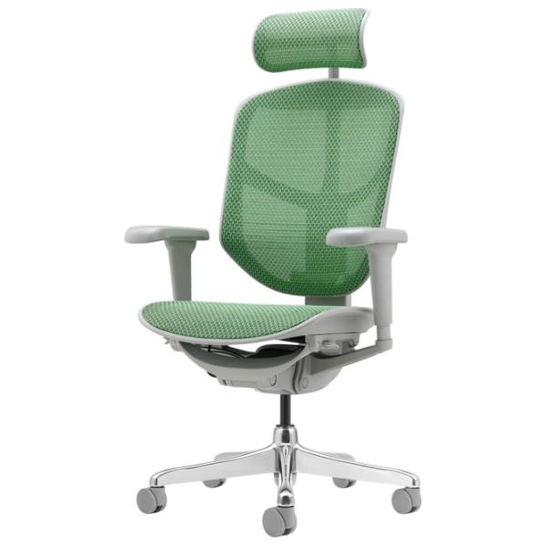 Fotoliu de birou ART Ultra 4D Plasă acrilică/ Green Gray photo 3