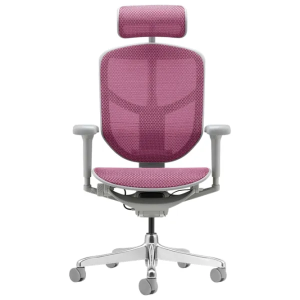 Fotoliu de birou ART Ultra 4D Plasă acrilică/ Pink Gray photo 1