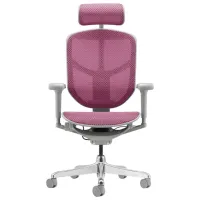 Fotoliu de birou ART Ultra 4D Plasă acrilică/ Pink Gray