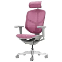 Офисное кресло ART Ultra 4D Акриловая сетка/ Розовый Серый photo 3