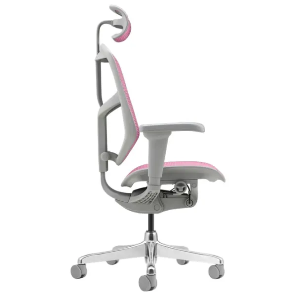 Fotoliu de birou ART Ultra 4D Plasă acrilică/ Pink Gray photo 6