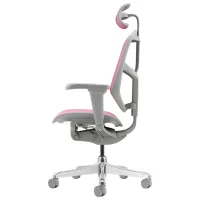 Офисное кресло ART Ultra 4D Акриловая сетка/ Розовый Серый photo 7