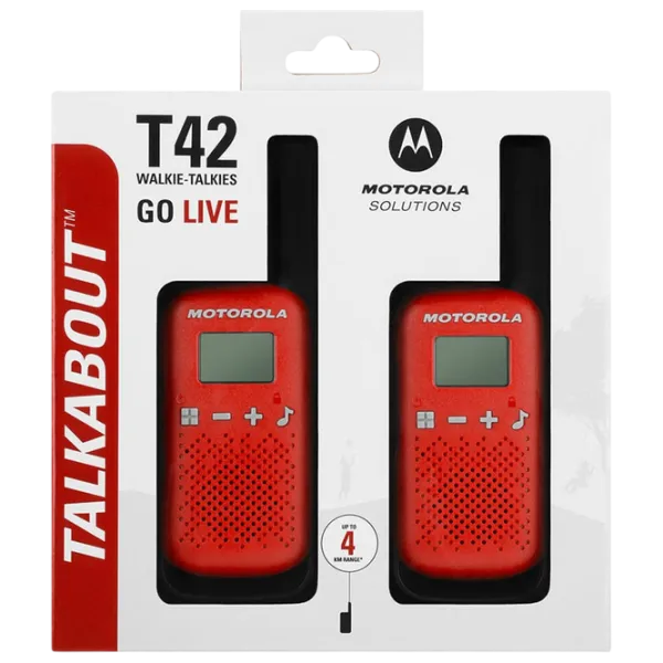 Радиостанции Motorola Talkabout T42 twin pack  Красный photo 9