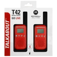 Радиостанции Motorola Talkabout T42 twin pack Красный photo 9