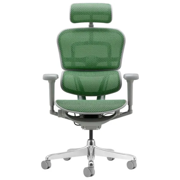 Fotoliu de birou ART Ergohuman Ultra Pânză/ Green Silver photo 1
