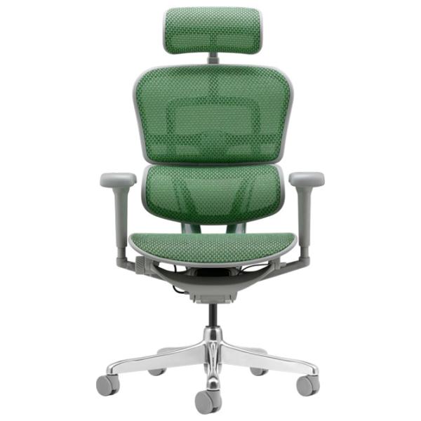 Fotoliu de birou ART Ergohuman Ultra Pânză/ Green Silver photo 1