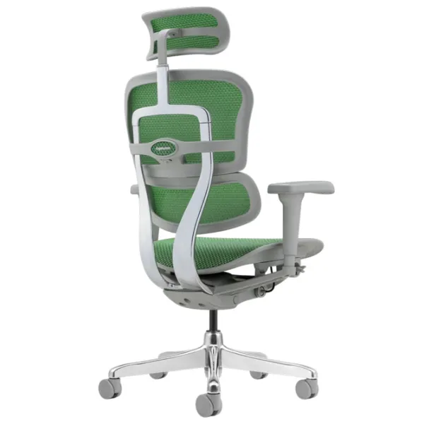 Fotoliu de birou ART Ergohuman Ultra Pânză/ Green Silver photo 4