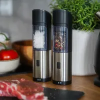 Мельница для специй Huslog Grinder Set Роторный нож / 85 г / Черный photo 5