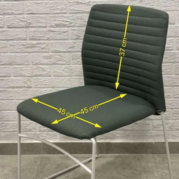Fotoliu de birou ART Stool Porter Mesh Stofă/ Green White photo 5