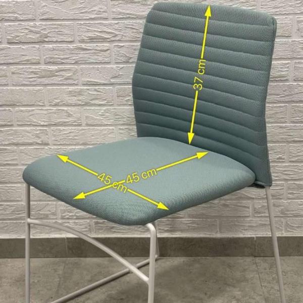 Fotoliu de birou ART Stool Porter Mesh Stofă/ Light Blue Gray photo 5