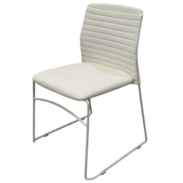 Fotoliu de birou ART Stool Porter PVC/ Beige Gray photo 1