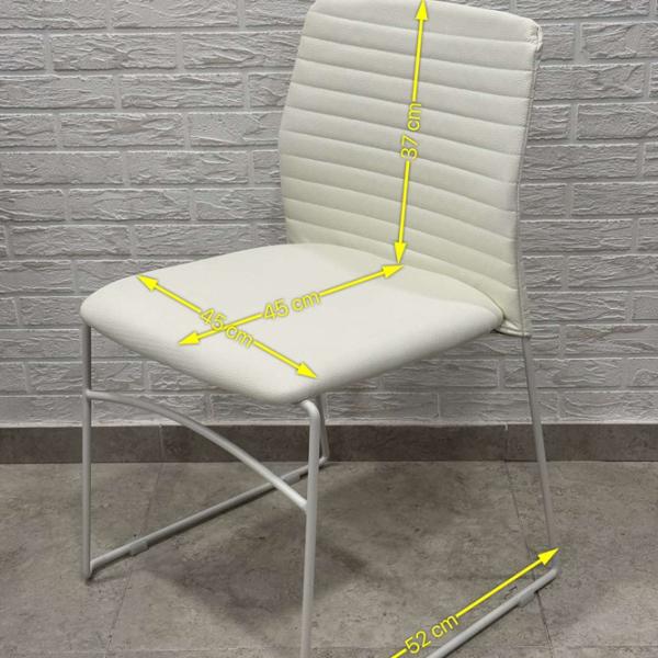 Fotoliu de birou ART Stool Porter PVC/ Beige Gray photo 5