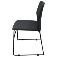 Офисное кресло ART Stool Porter ПВХ/ Тёмно-серый Черный photo 2
