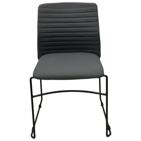 Fotoliu de birou ART Stool Porter PVC/ Dark Gray Black photo 3