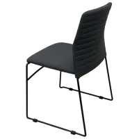 Офисное кресло ART Stool Porter ПВХ/ Тёмно-серый Черный photo 4
