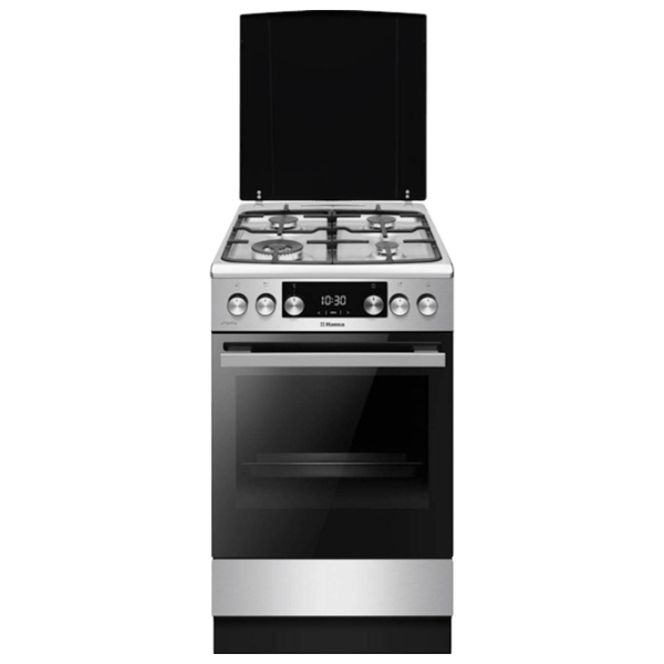 Aragaz Hansa FCMX58329 Pe gaz/ Inox/ Black photo 1