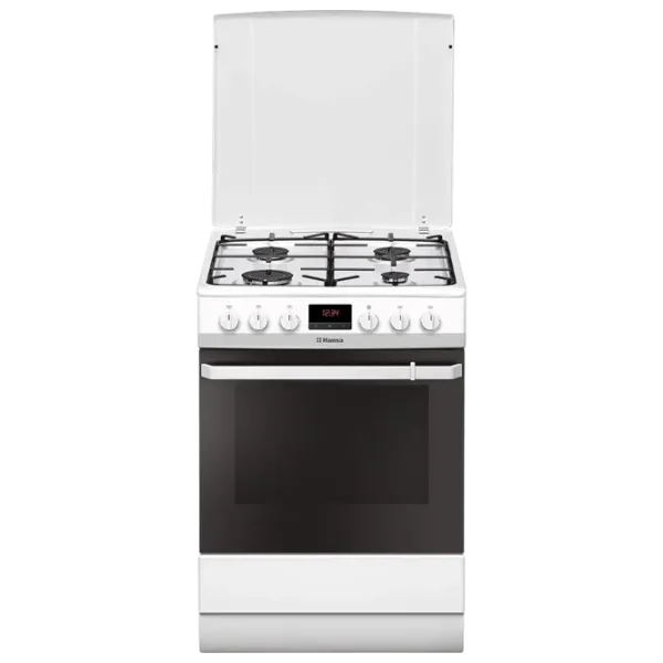 Aragaz Hansa FCMW68299 Pe gaz/ White/ Black photo 1