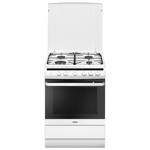 Плита Hansa FCMW63000 Газовая/ Белый/ Черный photo 1
