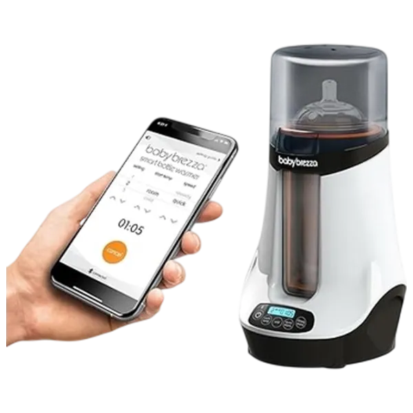 Încălzitor pentru biberoane Baby Brezza Safe & Smart Bottle Warmer  Electronic/ White photo 3