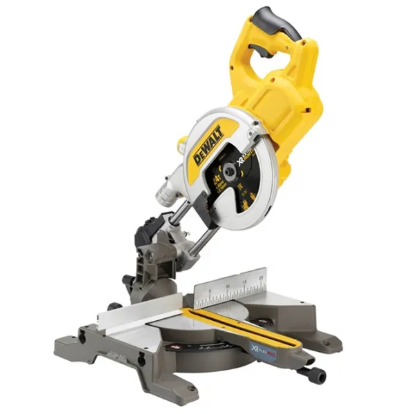 Fierăstrău pentru tăieri înclinate Dewalt DCS777N 216 mm / Yellow photo 1