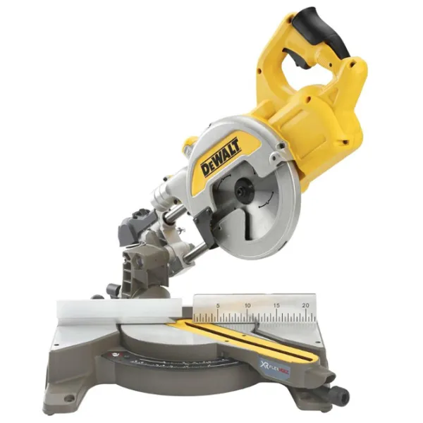Fierăstrău pentru tăieri înclinate Dewalt DCS777T2 216 mm / Yellow photo 3