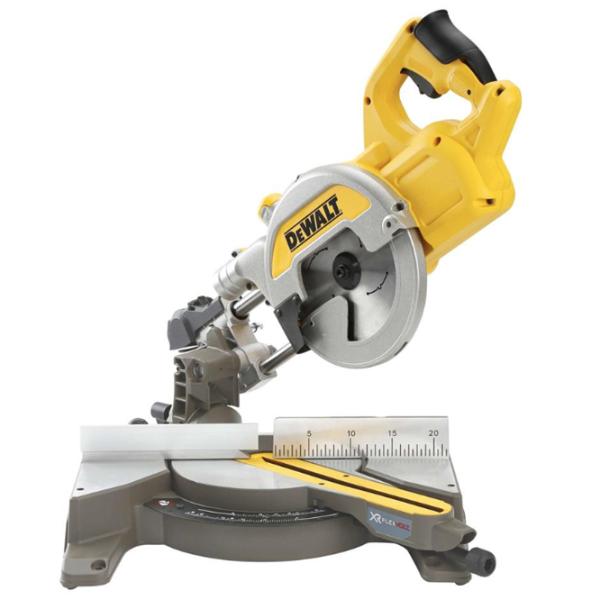 Fierăstrău pentru tăieri înclinate Dewalt DCS777T2 216 mm / Yellow photo 3