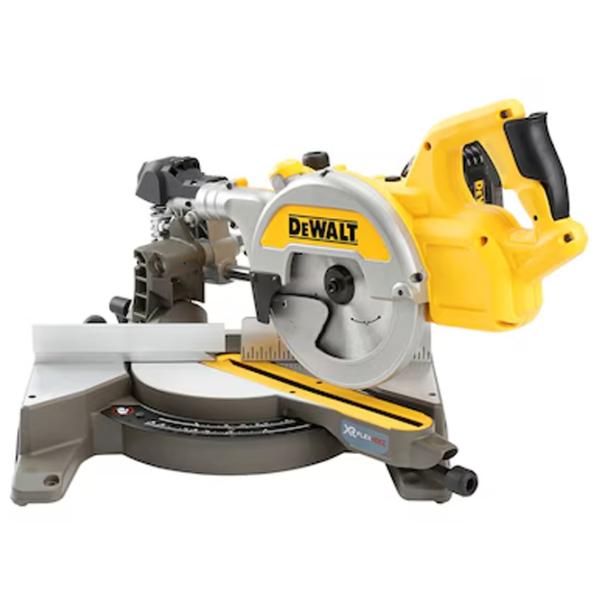 Fierăstrău pentru tăieri înclinate Dewalt DCS777T2 216 mm / Yellow photo 5
