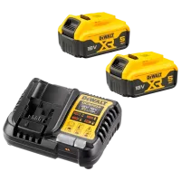 Комплект из аккумулятора и зарядного устройства Dewalt DCB1104P2 Li-Ion / 5 Ач / 18 V