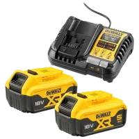 Комплект из аккумулятора и зарядного устройства Dewalt DCB1104P2 Li-Ion / 5 Ач / 18 V photo 2