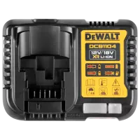 Комплект из аккумулятора и зарядного устройства Dewalt DCB1104P2 Li-Ion / 5 Ач / 18 V photo 3