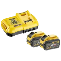 Комплект из аккумулятора и зарядного устройства Dewalt Flexvolt DCB118X2 Li-Ion / 9 Ач / 54 В