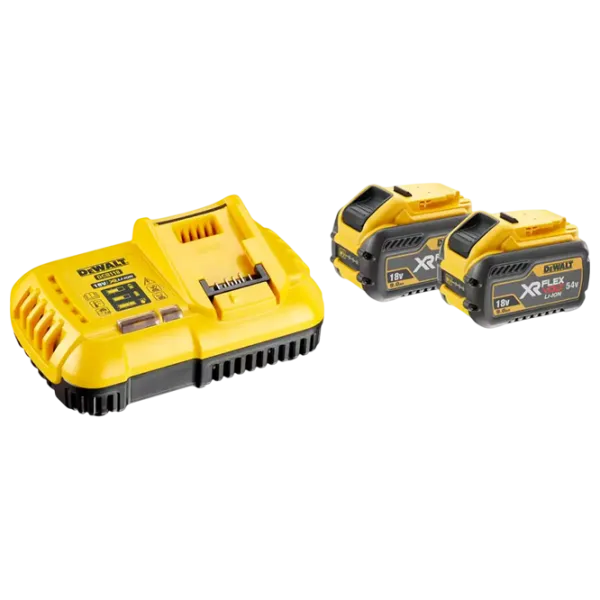 Set acumulatori și încărcător Dewalt Flexvolt DCB118X2 Li-Ion / 9 Ah / 54 V photo 3